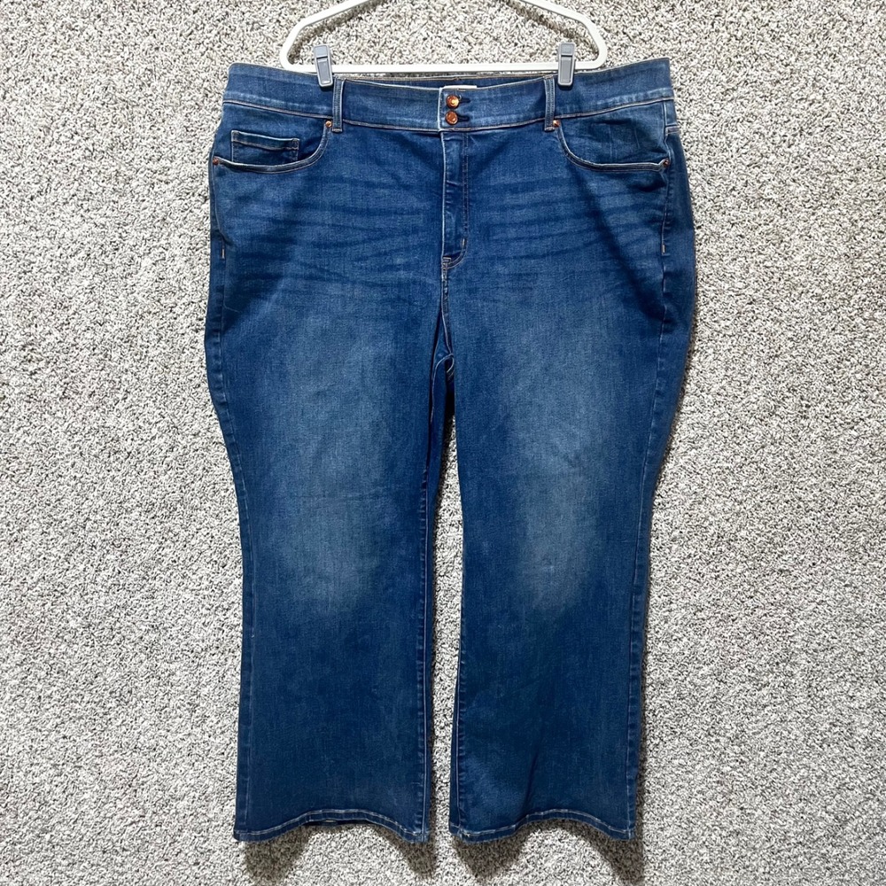 Lane Bryant Jeans Women's 30/32 Tighter Tummy High-Rise Bootcut Denim Blue